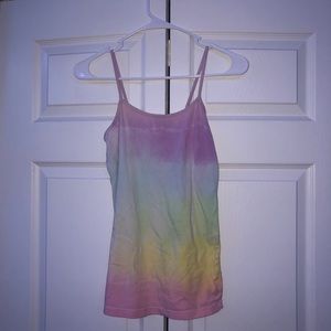 Rainbow cami tank top
